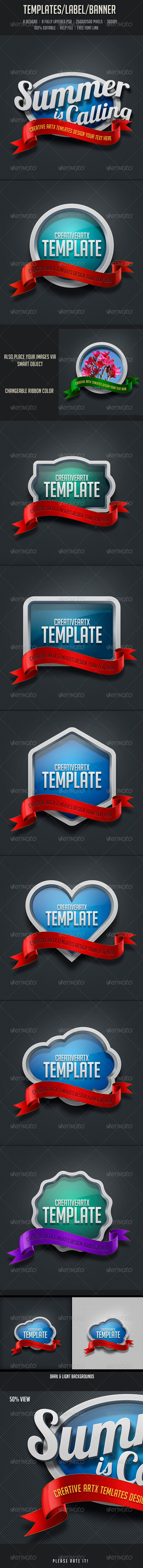 Templates/Label/Banner - Badges & Stickers Web Elements
