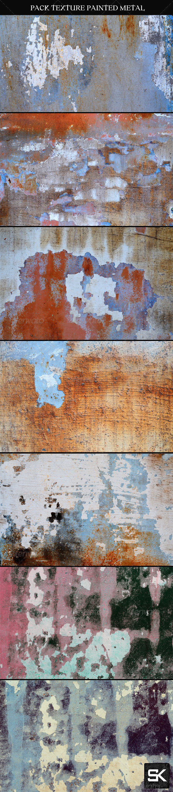 Painted Metal Surface - Metal Textures