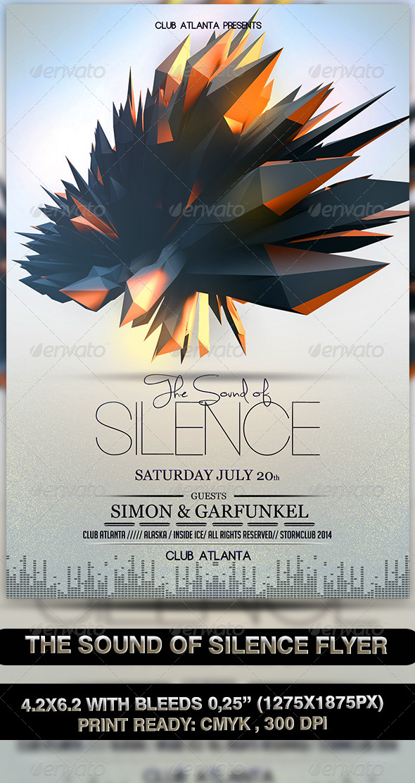 The Sound of Silence Flyer - Events Flyers