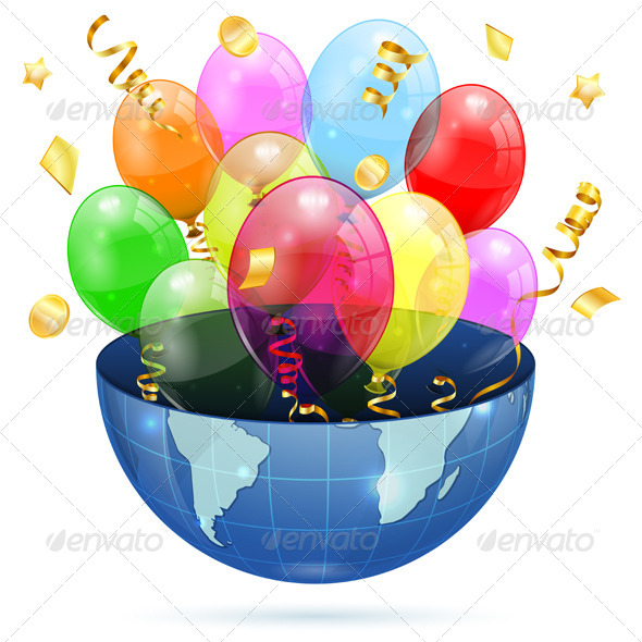 Birthday Balloons - Birthdays Seasons/Holidays