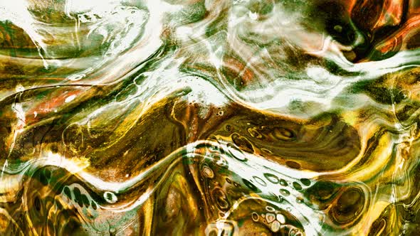 Abstract Background Water Paint Marble Liquid Animation