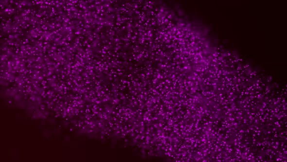 Slow motion macro shot of dust float in the air alt