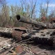 A Destroyed and Burnt Tank of the Russian Army As a Result of a Battle with Ukrainian Troops Near - VideoHive Item for Sale