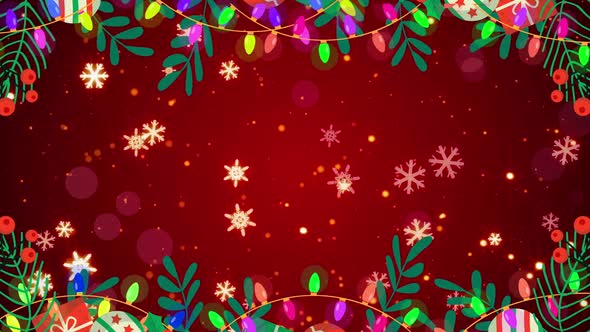 Christmas Lights Loop Background by Trendy_MG | VideoHive