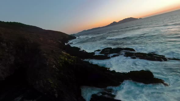 FPV FLYING OVER THE SHORE alt