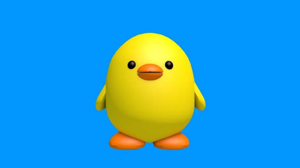 Chick 3D Swinging – Looped