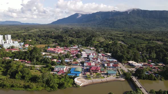 The Towns of Sarawak, Borneo, Malaysia alt