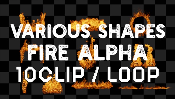 Various Shapes Fire 10 Clip
