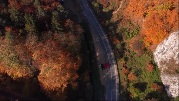 Aerial View Pieskowa Skala Castle alt