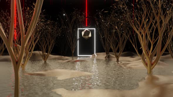 Night Fantasy Tree In Summer Time 02 HD alt