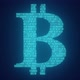 Bitcoin Cryptocurrency Symbol In Binary Form - VideoHive Item for Sale