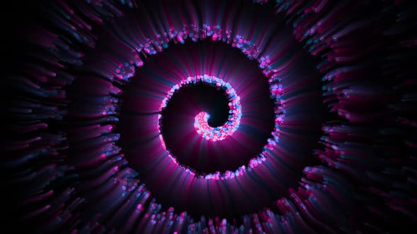 Abstract Spiral Colorful Moving Particles V4 alt