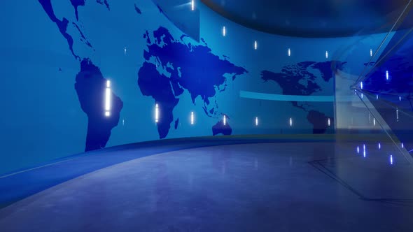 World Map Blue Background 4k alt