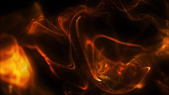 Warm Particles Background Loop