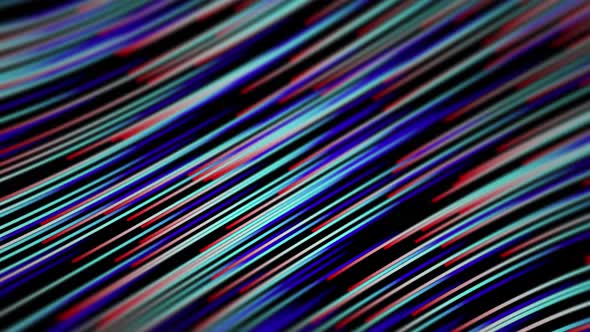 Abstract Colorful Spline Gradient Background Loop