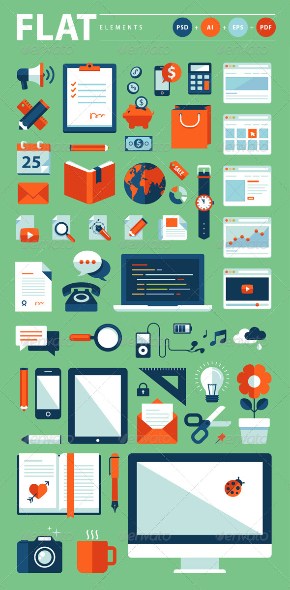 Business Elements - Business Icons