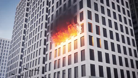 City Building Fires 4K 03 alt