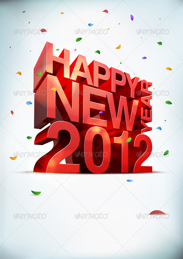 Happy New Year 2012 - New Year Seasons/Holidays