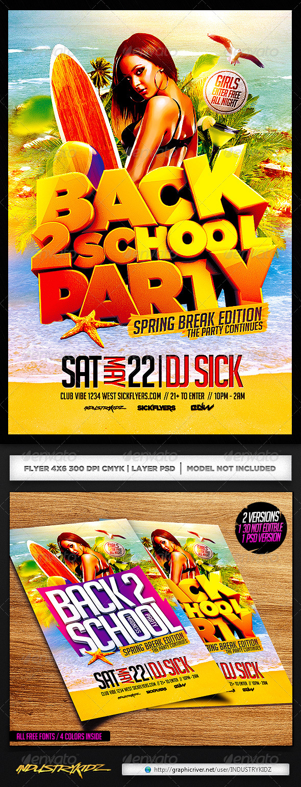 Back to School Spring Break Edition - Clubs & Parties Events