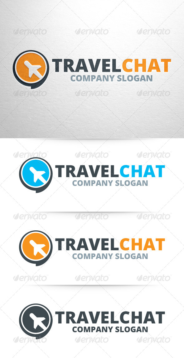 Travel Chat Logo Template - Objects Logo Templates