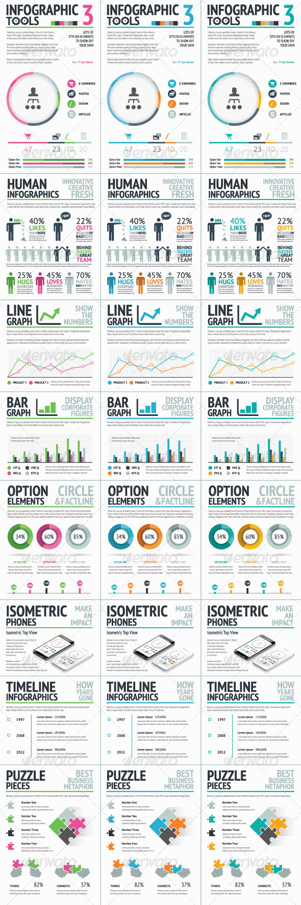 Infographic Tools Set 3 - Infographics