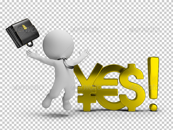 3D Small People - Yes - Characters 3D Renders