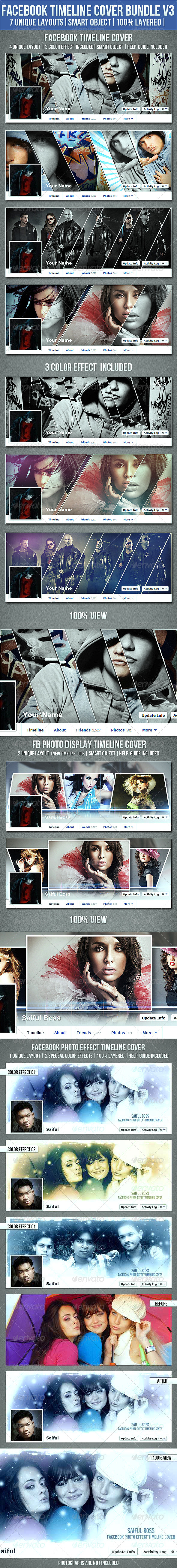 Facebook Timeline Cover Bundle V3 - Facebook Timeline Covers Social Media