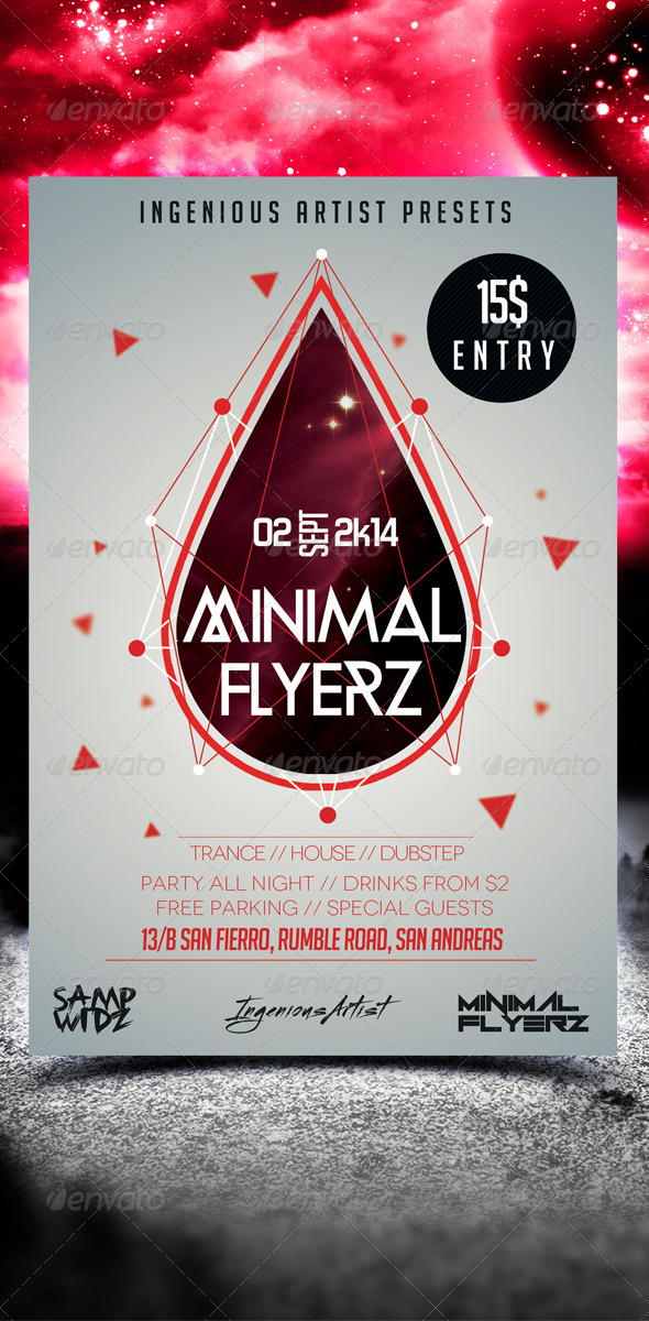 Minimal Flyer Vol.9 - Clubs & Parties Events