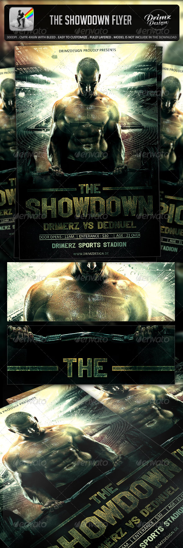 The Showdown Flyer - Events Flyers