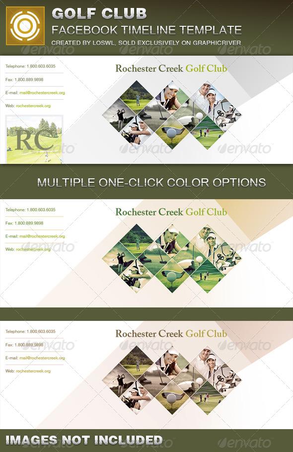 Golf Club Facebook Timeline Cover Template - Facebook Timeline Covers Social Media