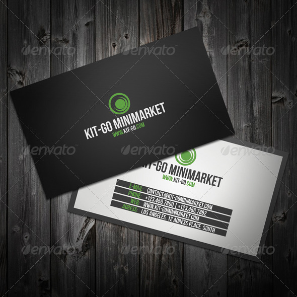 MiniMarket Business Card - Creative Business Cards