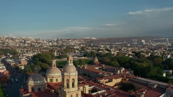 Aerial View of Queretaro City in Mexico