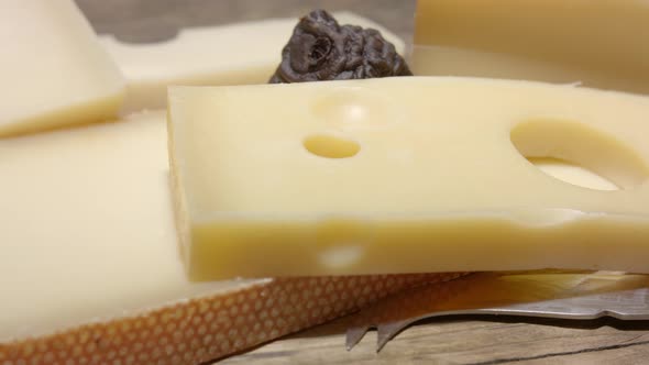 Traditional Swiss cheese