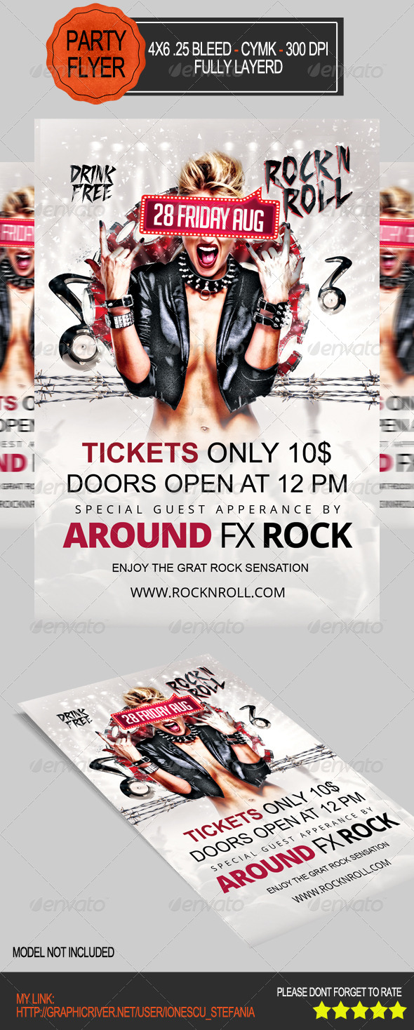 Rock Flyer - Concerts Events