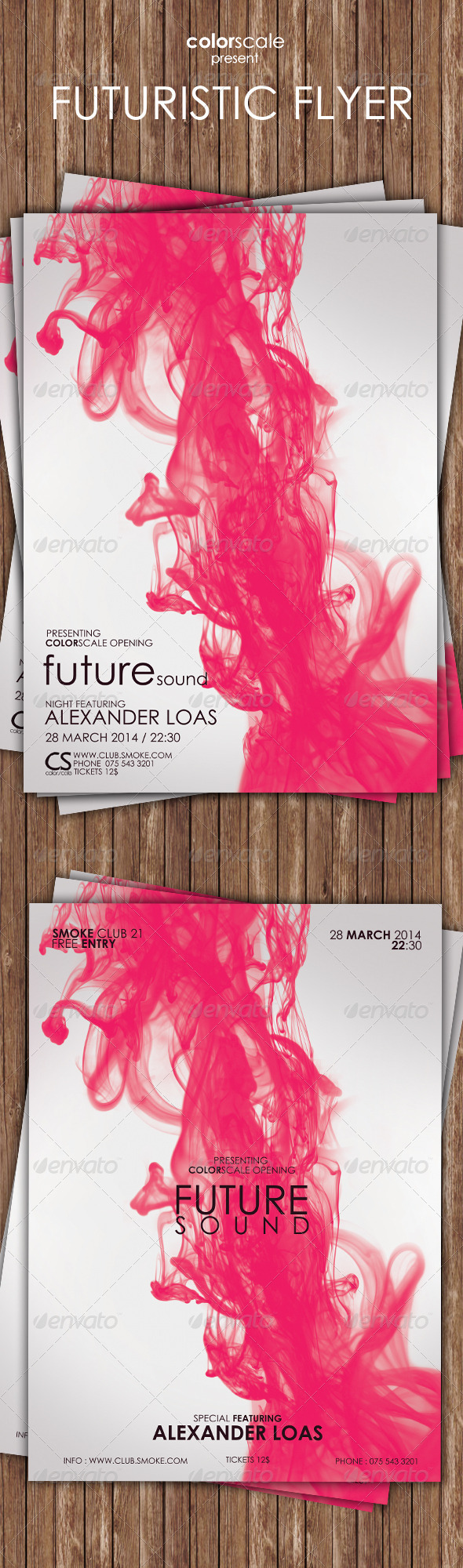 Futuristic Flyer - Flyers Print Templates