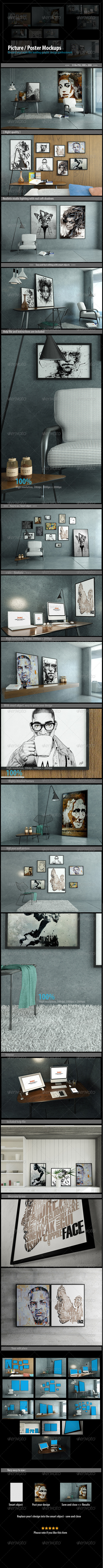 Picture / Poster Mockups - Posters Print