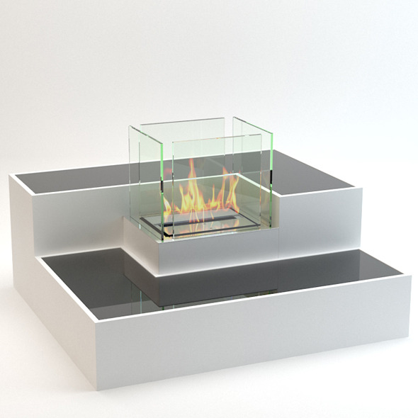 Ethanol Fireplace - 3Docean 7278680