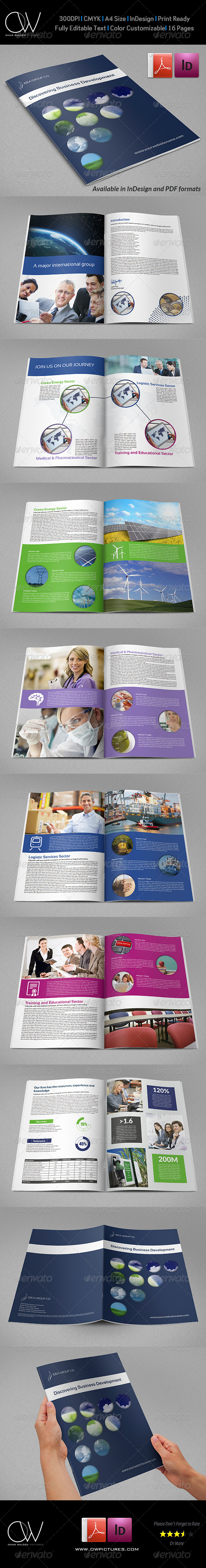 Corporate Brochure Template Vol.33 - 16 Pages - Corporate Brochures