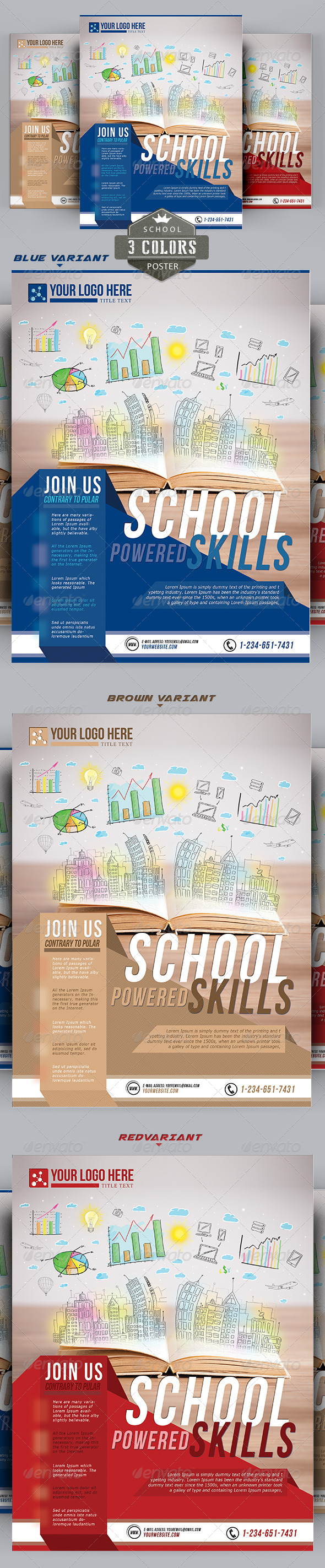 Fresh Skills Brochure 3 Colors - Corporate Brochures