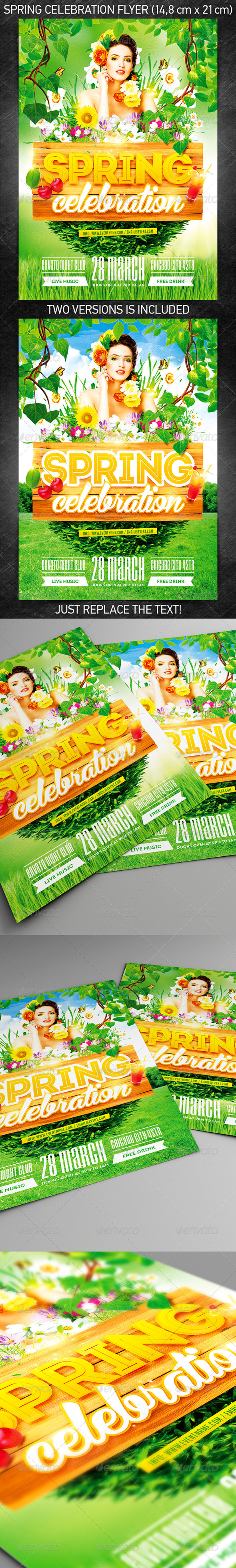 Spring Celebration Party Flyer