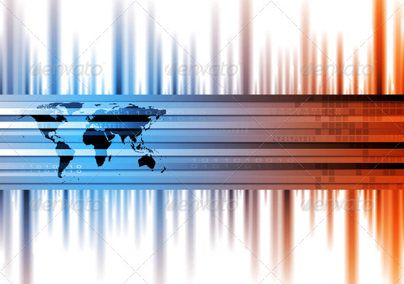 Hi-Tech Background - Technology Conceptual