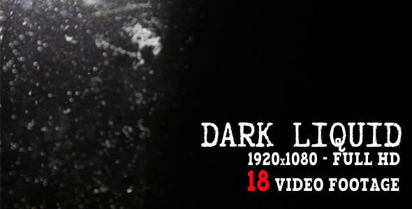 Dark Liquid Footage - (18 pack) + Sound Fx