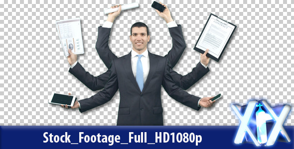 Multi Tasking Businessman alt