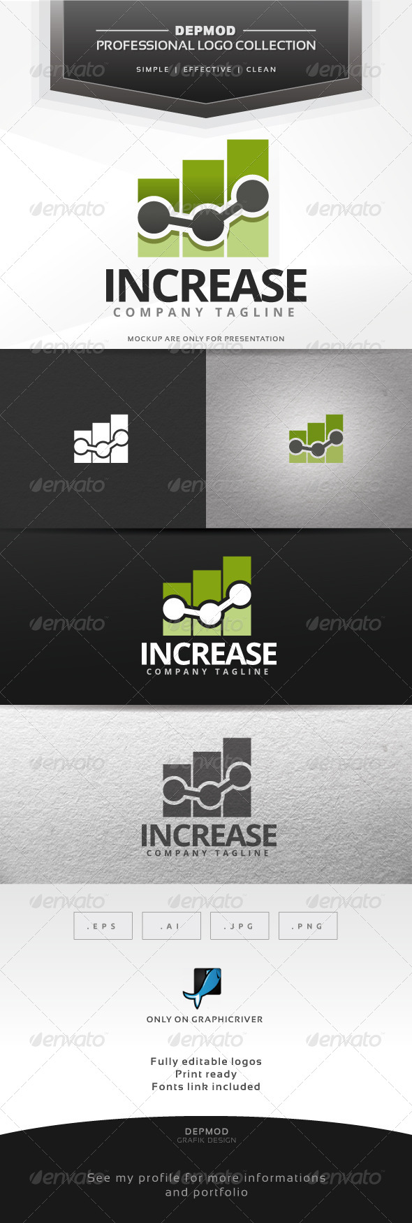 Increase Logo - Symbols Logo Templates
