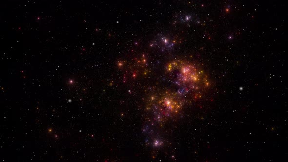 Flying Through Space. Starry outer space background texture  alt