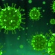 Corona Virus Green Color 3D Background - VideoHive Item for Sale
