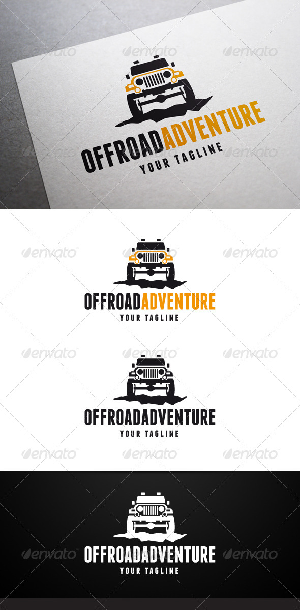 Offroad Adventure Logo - Objects Logo Templates