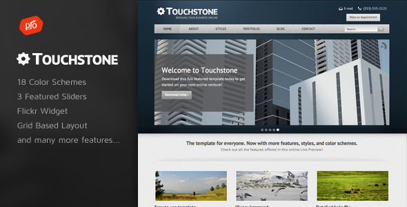 Touchstone - CorporatePortfolio - ThemeForest 157975