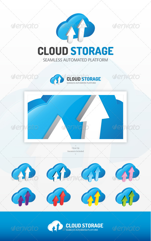 Cloud Storage Logo - Symbols Logo Templates