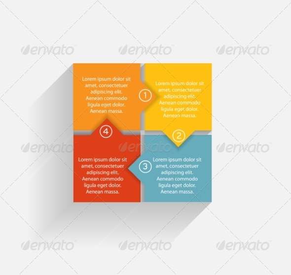 Infographic Business Template Vector Illustration - Web Technology